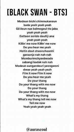 bts - black swan(lyrics) ‪@BTS‬ #viral#trending#bts