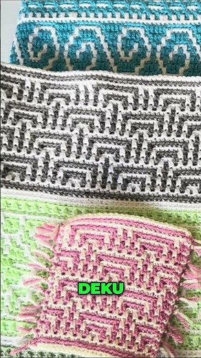 Háčkování deky a prostírání: Nový návod pro Vánoce #crochet #diy #mosaiccrochet #mozaikovéháčkování