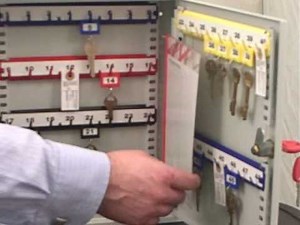 Securikey 'System' 48 Hook Key Cabinet - Key Locking