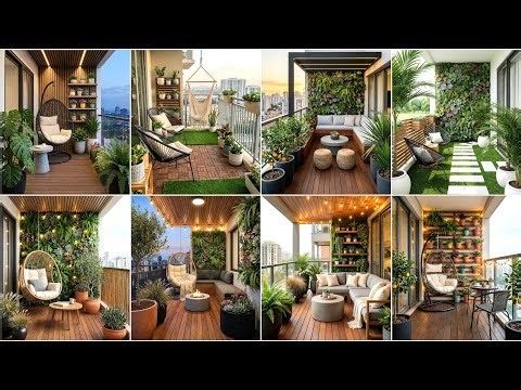 100 Modern Balcony Garden Decorating Ideas 2026 | Backyard Patio & Rooftop Terrace Design