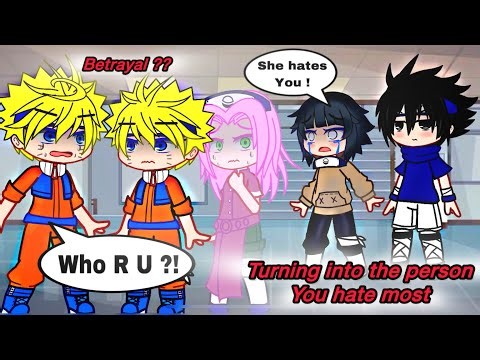 “Turning into the person you hate most 💔” || Betrayal 💔 || Naruto Gacha Club meme
