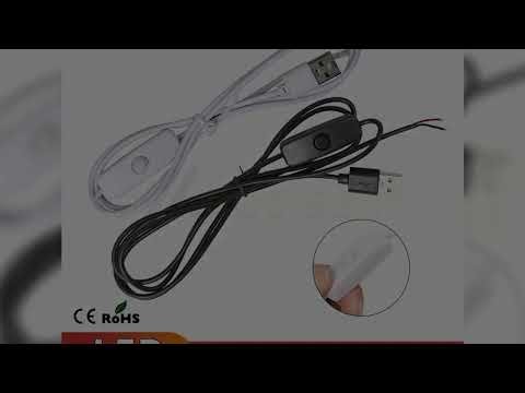 A must-have product! New 5V Switch Power Supply Wire 1.5M USB Male to 2 Core Connection Cable 501