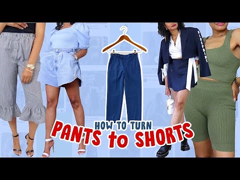 7 Cool Ways to Upcycle Pants into Shorts for Summer: DIY Tutorial