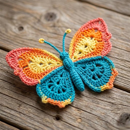 Easy Crochet Butterfly Pattern – Step-by-step Guide for Beginners & DIY Crochet Projects - Etsy