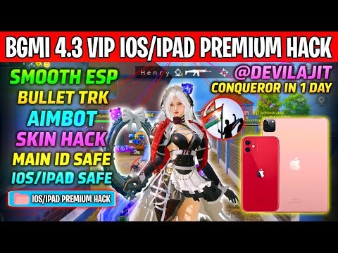 bgmi ios hack 4.3 free |how to hack bgmi ios 4.3 |skin hack bgmi ios | iPad And IPhone ios hack free