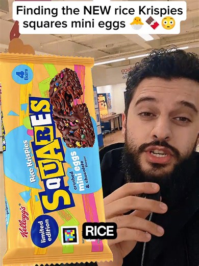Trying to find NEW rice krispies squares mini eggs 🐣🍫😳 #newfinds #minieggs #ricekrispies #fyp #Foryou