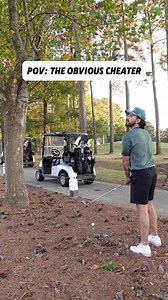 1.1M views · 9.7K reactions | Absolutely no shame, willing to cheat anywhere and anytime on the golf course #golf #golfing #fyp #reels #golfswing | Flatstick Golf | Facebook