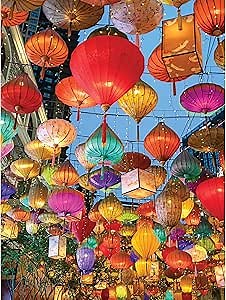 RoseArt - Kodak Supreme Premium - Colorful Lanterns - 550 Piece Jigsaw Puzzle for Adults