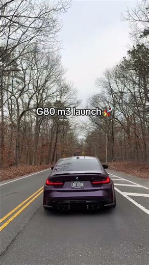 BMW M3 G80 Launch Control – Insane Loud Acceleration #shorts