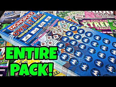 🚨💰The Entire Pack | Monopoly Own It All $50 Lottery Scratch Off Tickets | $5,000,0000 Top Prize