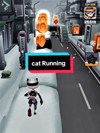 Princess cat Running game #running #catgame #cat #catrunningaway | Cat Games
