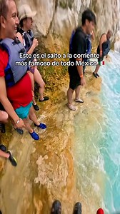 El salto a la corriente mas famoso de todo México!🇲🇽. #nature #viralreelsシ #adventure #gopro #viralpost #fypシ゚viralシ #turismo #Huasteca | Cascada El Meco SLP