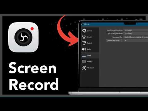How to use OBS for screen record