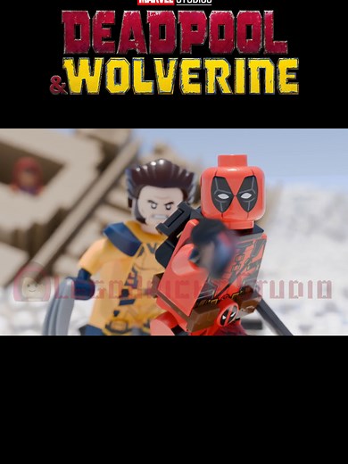 Deadpool vs Wolverine LEGO Fight Scene | Marvel Superheroes Animation