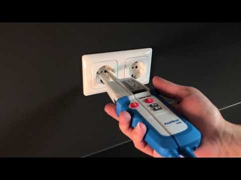 PeakTech 1096 AC/DC Voltage Tester with RCD-Test and Dual-display - Deutsch