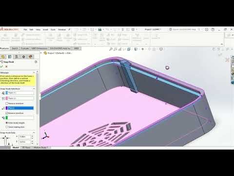 How to Create a Snap Hook in SolidWorks | Step-by-Step Tutorial