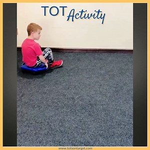1.5K views · 42 reactions | Get those scooter boards ready because not only are they a blast, but there’s tons of great gross motor benefits that your kids get from riding them in different ways. | Tots On Target | Facebook