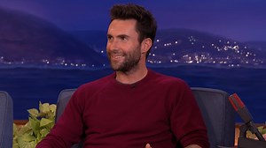 Taylor Swift found Adam Levine's kryptonite: show tunes. #CONAN | Team Coco