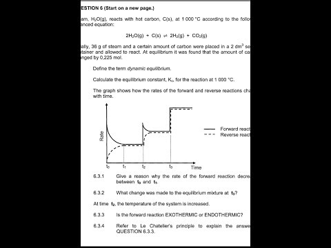 Grade 12 Physical sciences p2 revision Lesson(Acids and Bases & Chemical Equilibrium Graphs )