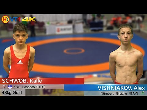 🤼 | Wrestling | German Championships 2021 Cadets (Freestyle) - 48kg Gold | SCHWOB vs. VISHNIAKOV