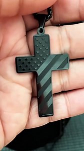 2.2K views · 19 reactions | ✨ A sleek black cross necklace with an engraved American flag on the front and an inspiring message on the back: "Always remember you are braver than you believe, stronger than you seem, smarter than you think, and loved more than you know."  A perfect blend of faith, pride, and daily inspiration. | Auxiliarye E# | Facebook
