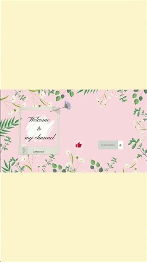 Aesthetic intro template, no text ,no copyright