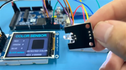 零知IDE——STM32F407VET6 TCS230自制颜色识别器