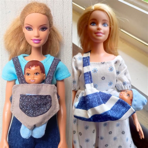 2.5" Baby Doll Sling & Forward-facing Carriers Patterns | PDF Tutorials + Video Links - Etsy