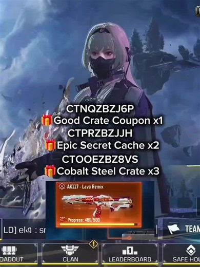 CODM CODES! REDEEM GUYS! #codmph #codm #code #fyp #foryoupage | cod mobile