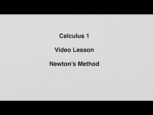 4.8 Newton’s Method