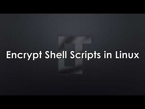 Encrypt Shell script in Linux