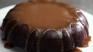 Sticky Toffee Pudding Volcano Cake