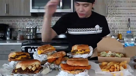 MrBEAST BURGER Full Menu Challenge __DESTROYE