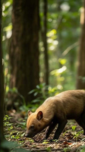 The Bush Dog – The Jungle’s Little Hunter #animalshorts #wildlife