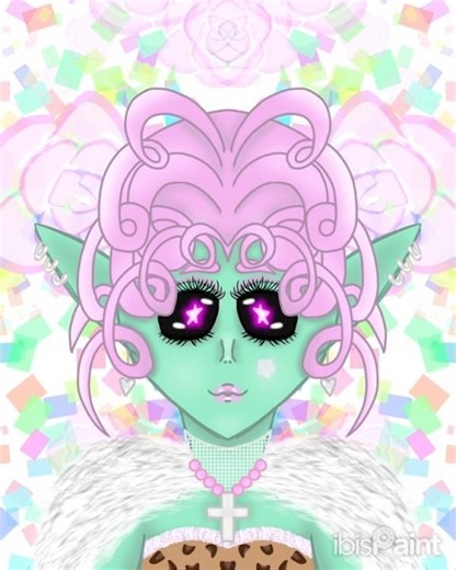 Gyaru Girl Alien 💖👽🛸🐆🌸