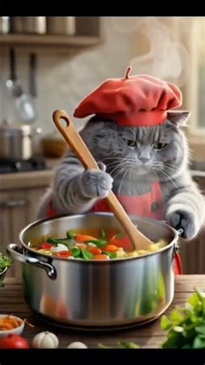 Cat MasterChef in Action