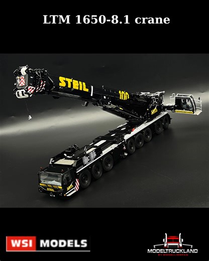 -Liebherr LTM 1650-8.1 crane Steil WSI Truck Models , link in comments | Modeltruckland - modellismfangreece