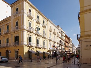 Via Niccolo Tommaso d'Aquino (Thomas Aquinas Street) in Taranto, Italy