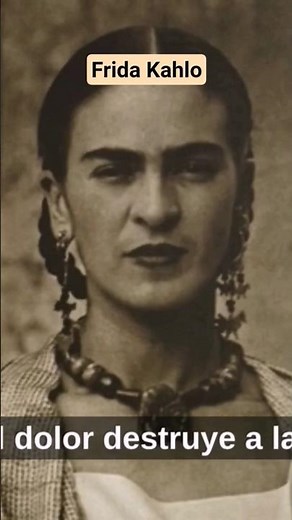 Convirtió en arte su sufrimiento #fridakahlo