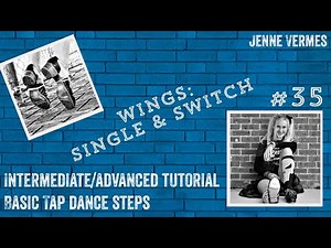 LEARN TO TAP DANCE - WINGS: SINGLE AND SWITCH - Free online dance class! - Tap Dance Step Tutorial