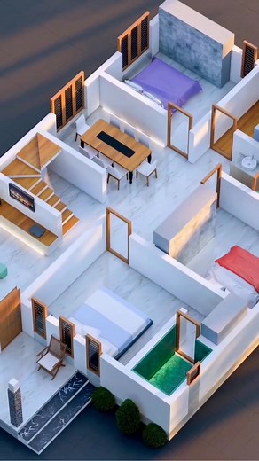 20K views · 103 reactions | থ্রিডি ফ্লোর প্লানিং। | Prionty House Design | Facebook