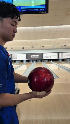 Brunswick Bowling Crown Victory Pearl on 46 Feet