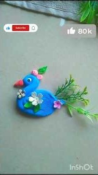 azra crafting easy DIY clay art craft please subscribe to my channel