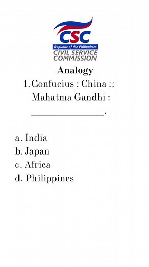 Analogy (2) Get your own reviewer now! Link in my bio! #cseexam #civilserviceexam #fypシ