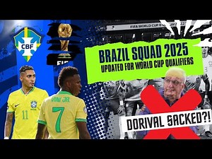Brazil Squad 2025 for 2026 World Cup Qualifiers | Latest Update (April 3, 2025)