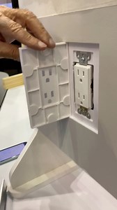 1M views · 6.8K reactions | Innovative FLUSH Outlet Cover! #construction #tradeshow #outlet #electricalwork #innovation | BYOT | Facebook