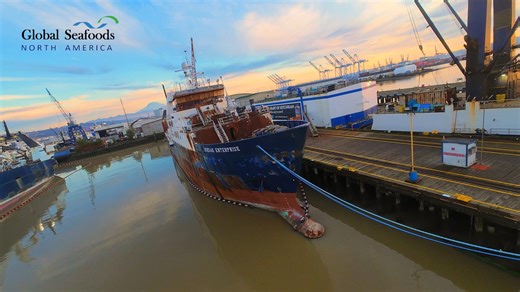 Two vessels, two moments in Alaska pollock fishing history—side by side at the Tacoma dock. F/V Kodiak Enterprise, now 10 years after the fire, sits quietly as a reminder of past seasons, hard work, and the realities faced by commercial fishing vessels in one of the world’s largest fisheries. Nearby, F/V Starbound is fully prepared and ready for the next season, representing the future of the Alaska pollock fleet and the continuation of the industry. This contrast tells a powerful story of resil