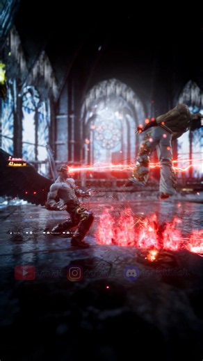 Winter Castle Remake 🔥 Tekken 8 #tekken #tekken8 #shorts #gaming #wintercastle #deviljin
