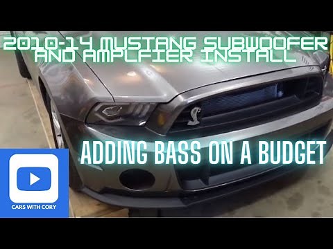 Ford Mustang Amplifier and Subwoofer Installation (2010-2014)