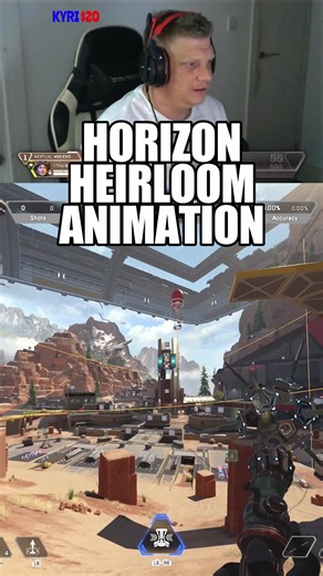 Horizon Heirloom Animation in Apex Legends